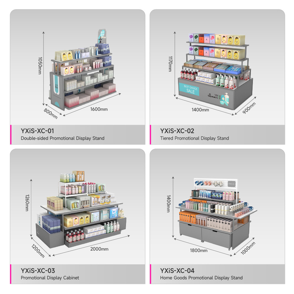 Modern Minimalist Promotion Cabinet Multifunctional Cosmetics Island Showcase For Beauty Store Interior Design