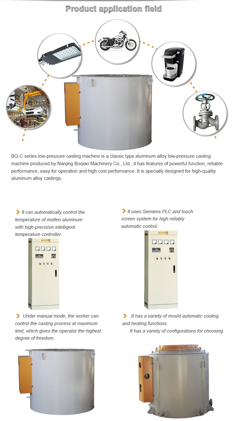 Resistance Aluminum Casting Furnace , Electric Crucible Furnace Heavy Duty
