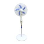Household Plastic Material Solar 16 Inch Rechargeable Fan With Led Light