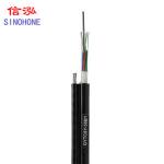 High Strength Aerial Cable 4 Core Fiber Optic Cable , Fiber Optic Armored Cable