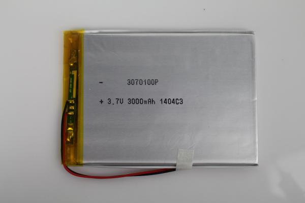 Quality Rechargeable Lithium Polymer Battery 3.7V 3000mAh High energy density for sale