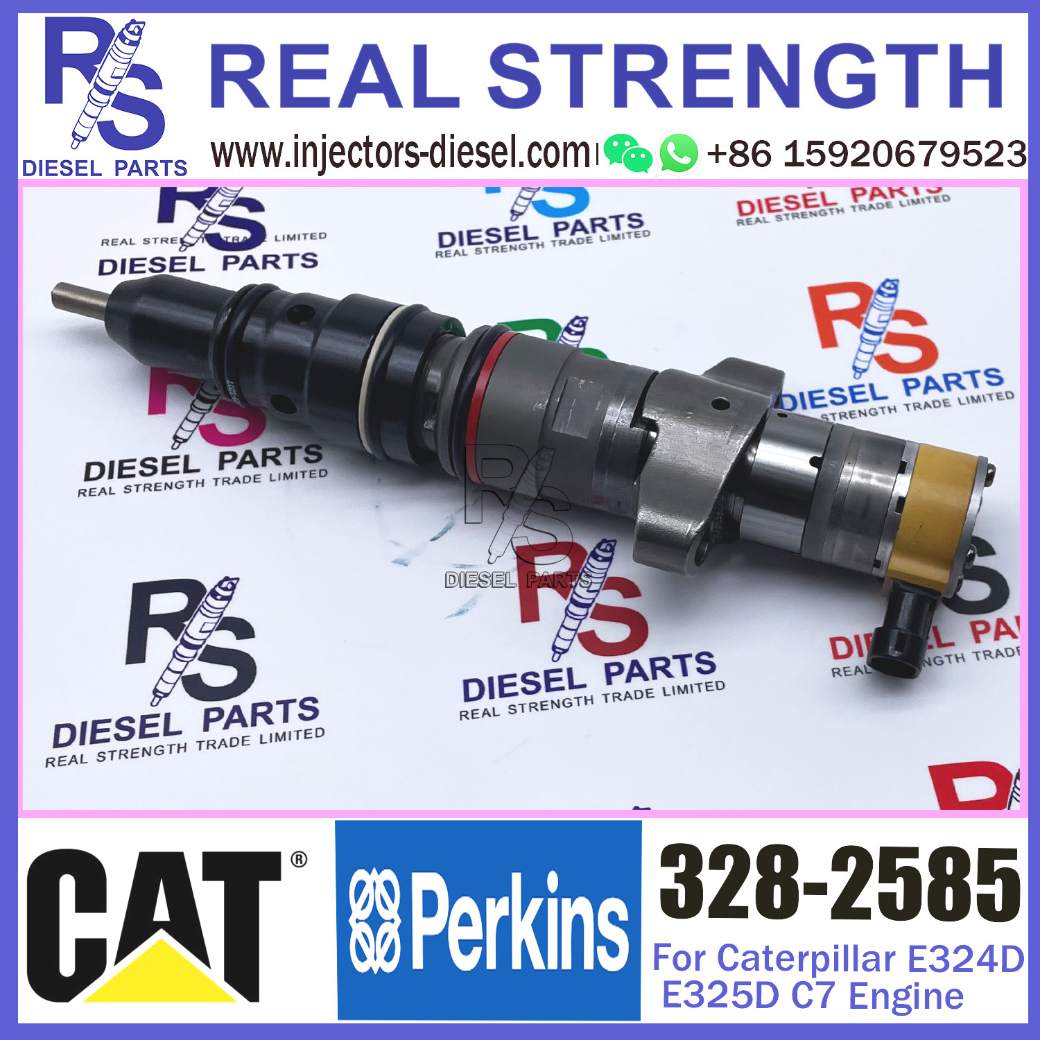 328-2585 557-7625 10R-7225 Diesel Engine Fuel Injector 328-2585 5577625 10R-7225 For Caterpillar E324D E325D C7 engine