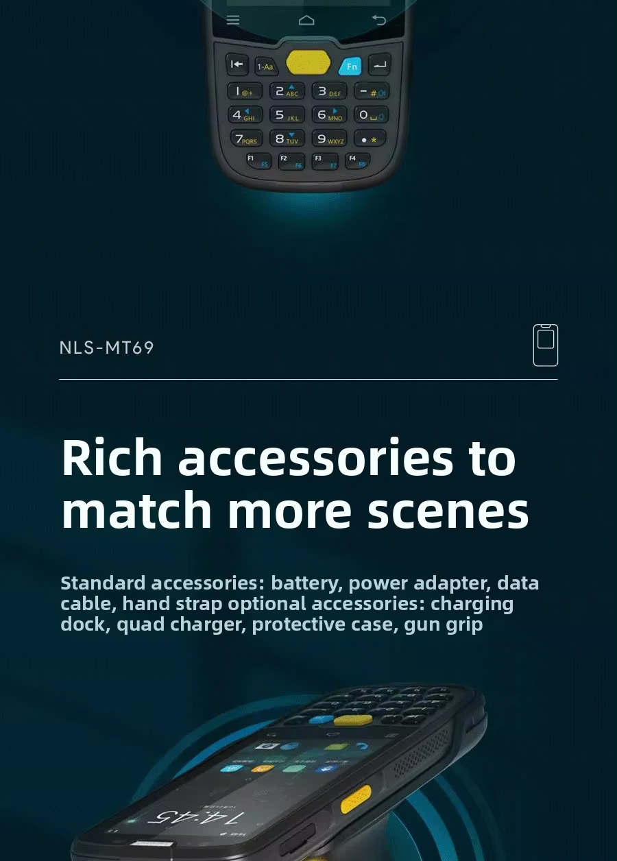 Handheld Data Collector Equipped with 200mm Scanning Speed and Quad Core Processor for Data Capture and Fast Performance