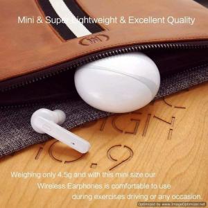 China True Wireless Stereo TWS Headphone Mini Headsets Blue tooth V5 Stereo 3D HD Sport Headphone with Mic wholesale