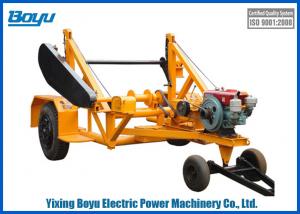 China Multi-functional Reel Carrier Trailer max capacity 5T Transimission Line Stringing Tools Welded Steel wholesale