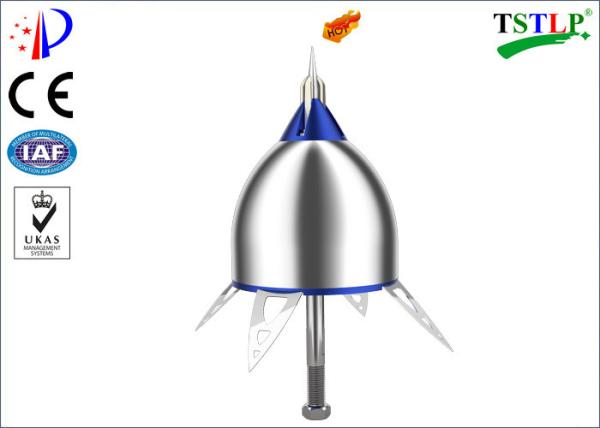 Stainless Steel Ese Lightning Arrester High Efficiency Protect For High