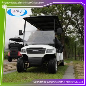 China White Color 48V 5KW AC Motor Electric Golf Carts With 8 Seats Easy Operated wholesale