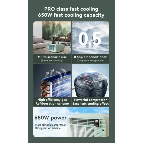 B01 Mini Air Conditioner Portable Air Conditioning Fast Cooling