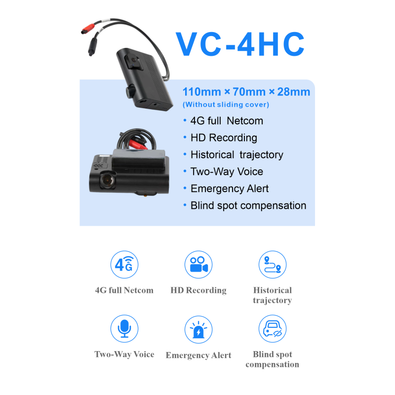 VC-4CH 4G AI Video Telematics Dashcam