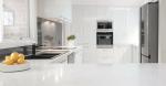 Plywood Countertop Modern Luxury Waterproof Fireproof Solid Wood Kitchen Cabinet