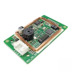 China USB TTL RS232 Desktop RFID Card Reader Module Single Chip Control on sale