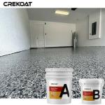 Color Flake Polyaspartic Floor Coating For High - Traffic Areas
