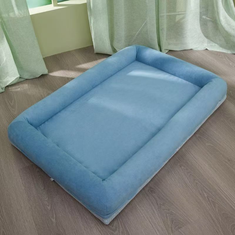 High Durability Oval Custom Memory Foam Dog Bed Machine Washable