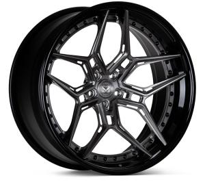 China 3 PC EVO4R Rims Forged 18 19 20 21 22 inch for VW T5 T6 Brushed Black Wheels wholesale