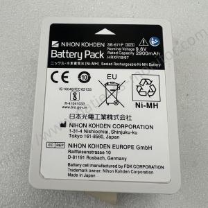 China Nihon Kohden SB-671P Sealed Rechargeable Ni-MH Battery for BSM 3000/6000/6300/6500/6700 9.6V 2900mAh wholesale