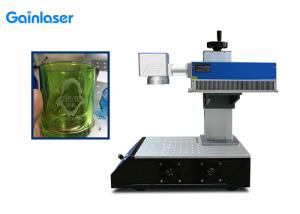China JCZ Control Uv Laser Marking Machine 355nm DPSS For Glass Cup wholesale