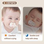NICEPAPA COMPANION Bpa-Free Pacifier Air Pressure Self-Adjustment 6+ Months With