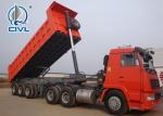 Sinotruk Cimc End Dump Semi Trailer Trucks Trailer With Front Lifting 50 Ton 3