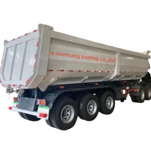 China U Type Tipper Dump Trailer Dump Truck 3 Axle 40 Cbm 60 Tons 70 Tons Tipper Semi Trailer wholesale