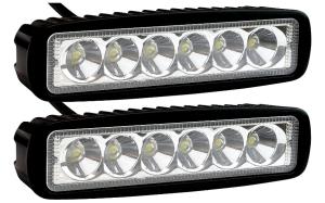 China 10-30V 6Inch 18w LED Driving Light, Truck LED Work Light, Off Road LED Lights For Car Headlights wholesale