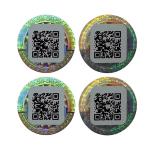 OEM QR Code Label Removable Industry Security Auto Parts Label ROHS