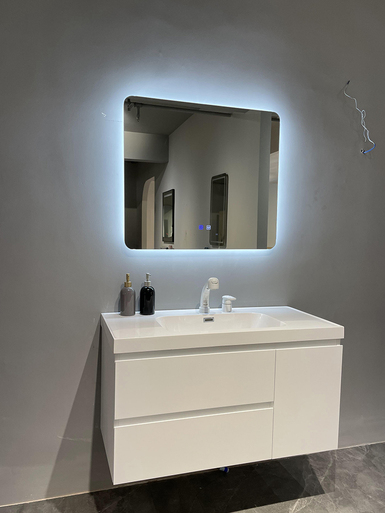 Customized Made European High End Bathroom Vanity Mirror Cabinet for Modern Bathroom