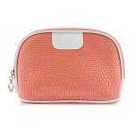 Portable Travel Shell Shape Cosmetic PU Makeup Bag