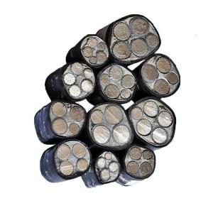 China Aluminum 5 Core XLPE Insulated PVC Jacket Low Voltage Power Cable wholesale