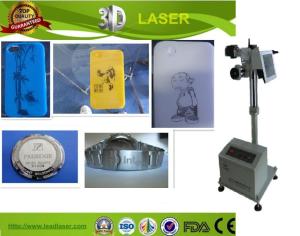 China Wafer / Jewelry Mobile Fiber Laser Marking Machine 100 X 100mm Marking Range wholesale