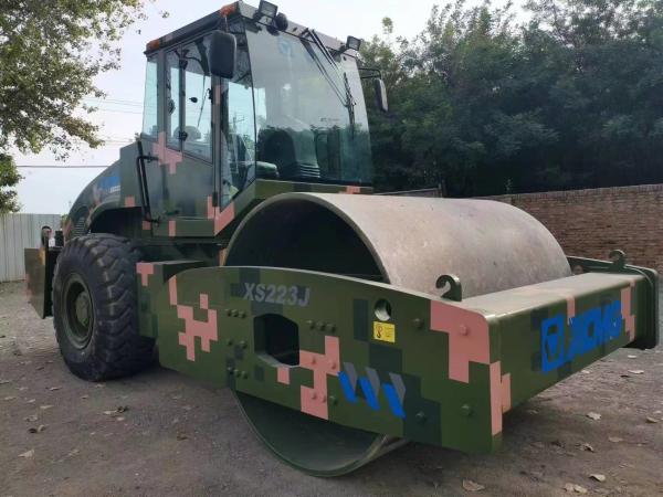 XCMG XS223J Used Road Rollers Single Steel Wheel Roller Ultra Heavy Drive