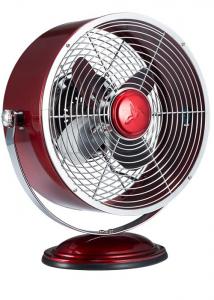 China Clock Style 9 Retro Metal Desk Fan with 2 Speed Settings for Home & Office wholesale