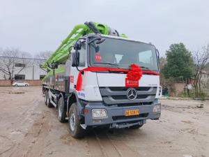 China 2013 Used Zoomlion ZLJ5440THBK 56m Concrete Pump Truck on Refurbished Mercedes-Benz Chassis wholesale