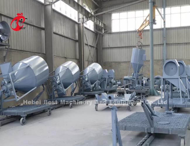 Motor Driven Feed Mill Equipment , Stainless Steel Feed Crushing Machine Rose