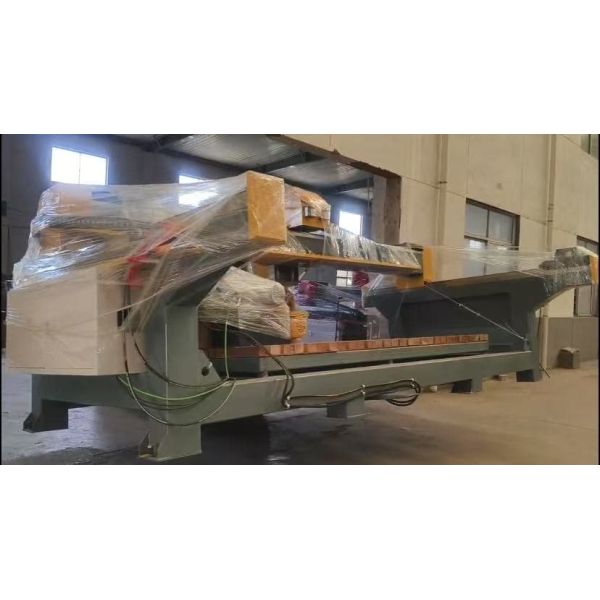 ZEUS 45 Degree Chamfering Machine One Cutting One Edging PLC Control Gear Drive Stone Grinding Engine Motor Pump Bearing 7.5kw