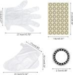 Paraffin Wax Liners Bags, Disposable Mitts Booties Plastic Socks And Gloves