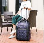 Softside Kids Luggage School Trolley Bag 4 Wheels Travel Bag Boy Backpack With