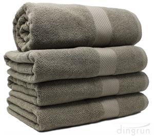 China Extra Large 100% Cotton Soft Thick Absorbency and Durability Bath Towels wholesale