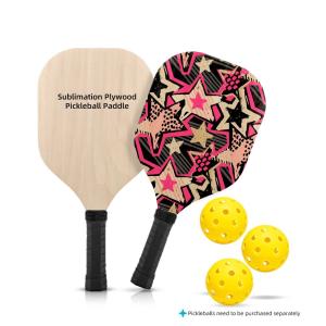 China Outdoor Plywood Sublimation Pickleball Paddle Customization Sublimation Coating wholesale