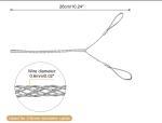 Single Head Galvanizing Steel Wire Grips Net Cover Smooth Grips Cable