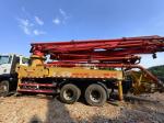 38m Heavy Equipment Used Concrete Pump Truck with Semi-Dry Shotcrete Type Sale