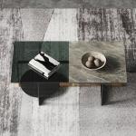 0.78Cbm / Set SS Steel Furniture Nordic Coffee Shop Table For Living Room