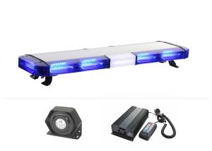 China Waterproof Warning Emergency LED Light Bar With Speaker &amp; 100W Siren wholesale