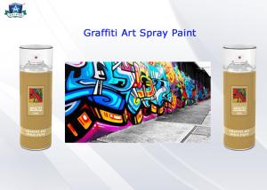 China Fast Drying Acrylic Art Graffiti Spray Paints 400ml Female Valve and Low / High Pressure on sale