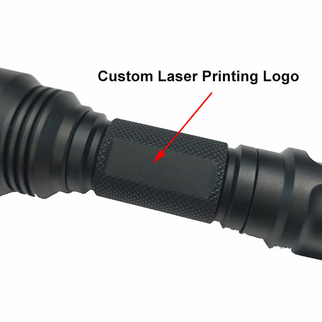 IP67 Waterproof Tactical Led Torch 200 M Irradiation Distance 45*145 Mm