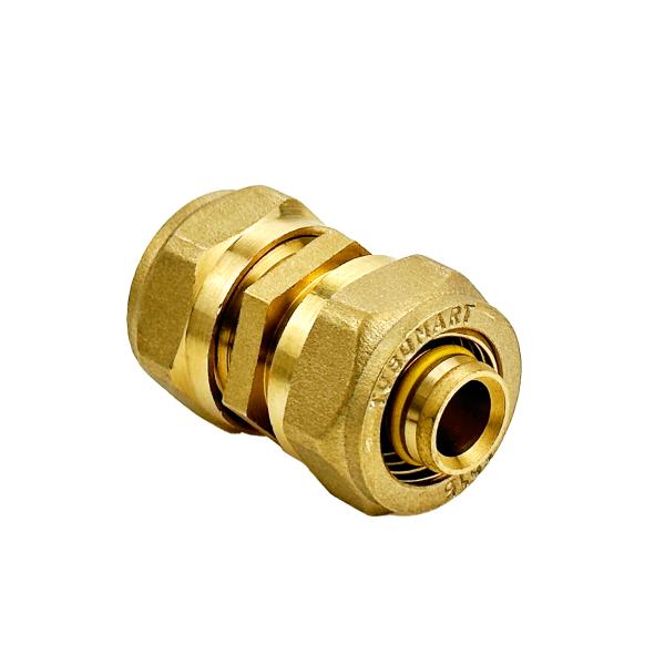 TUBOMART Pipe Fitting Brass Swivel Joint Screw Fitting Male Female Compression