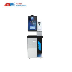 China Library Book Borrow And Return Self Service Kiosk With Self - Help Certificate Handling Machine on sale