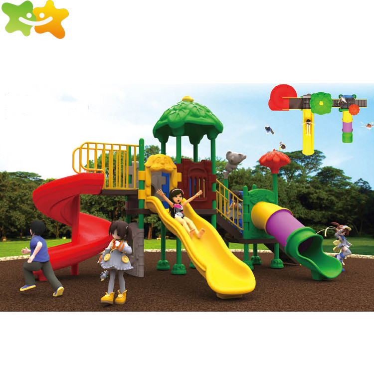 Anti Skid Outdoor Children Park Plastic Playground Slide