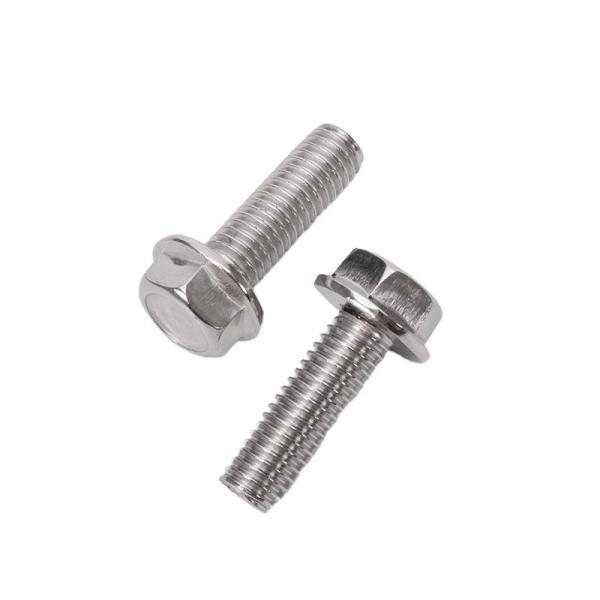 High Durability DIN6921 Stainless Steel M3-M56 Hex Washer Head Flanged Bolt and