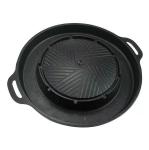 Korean Style Square Stovetop Grill Pan Aluminum Non Stick Smokeless Barbecue
