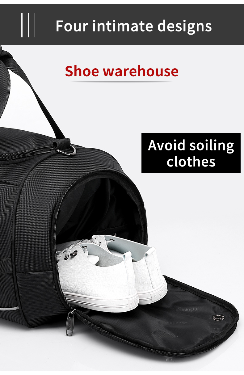 Large Capacity Folding Travel Duffle Bag Dirt Resistant Multi Functional